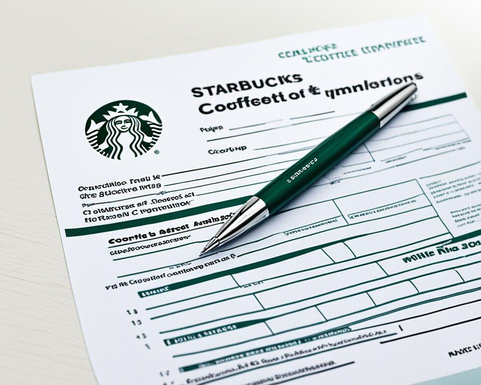 Starbucks job application